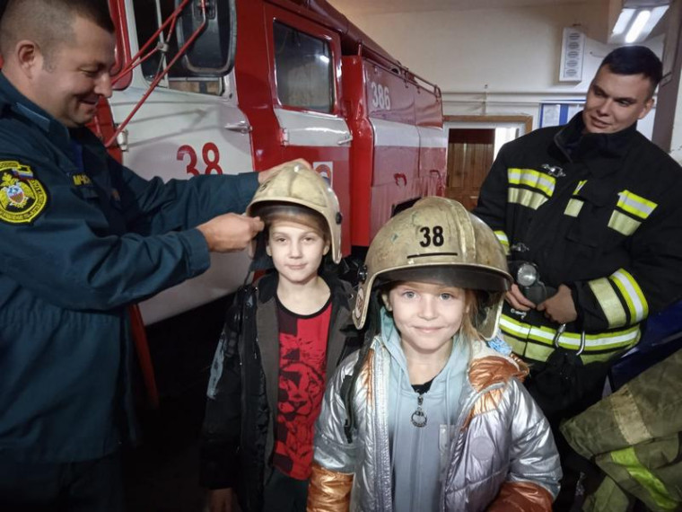 Экскурсия в Пожарную частб города Заринска.